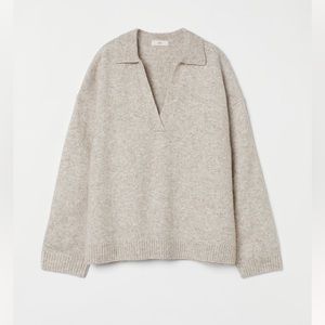 H&M Collared Knit Sweater